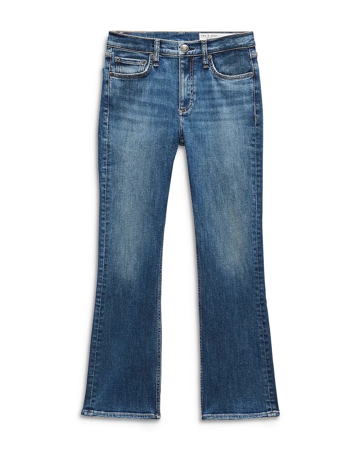 Flexi Peyton Mid Rise Bootcut Jeans in Willow - 6
