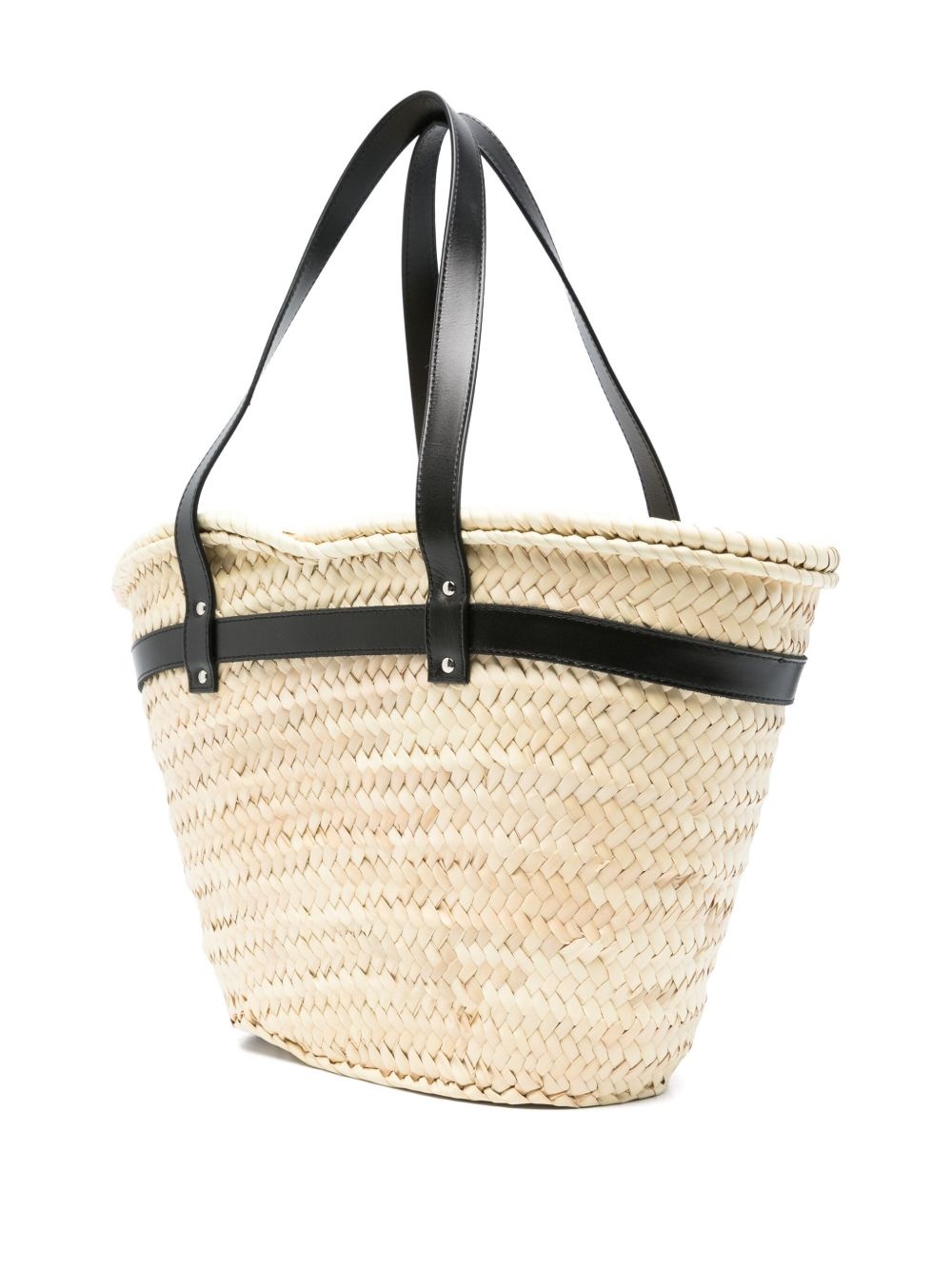 logo-plaque bucket bag - 3