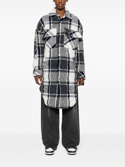 Faith Connexion two-tone plaid quilted shirt outlook
