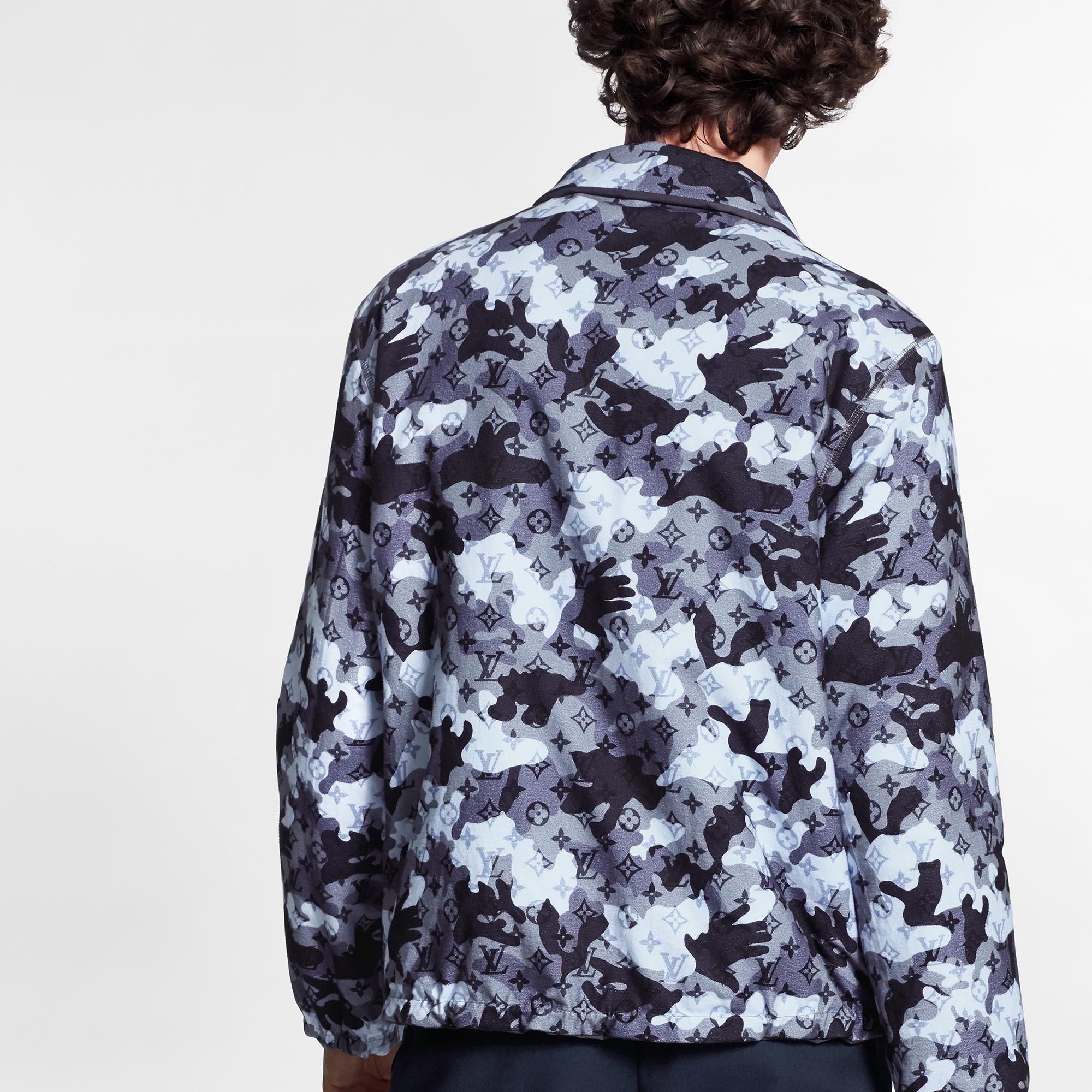 Reversible Camo Double Face Coach Jacket - 5