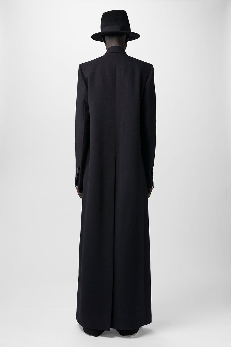 Dimitri Long Comfort Tailored Wrap Coat - 3