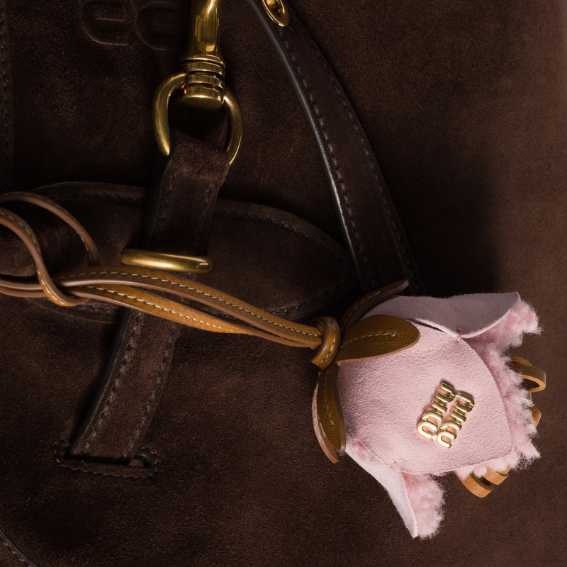 Miu Miu Shearling and nappa leather trick outlook