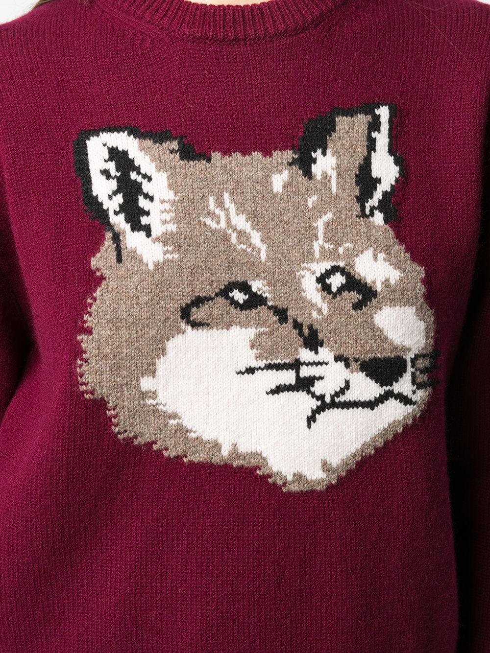 embroidered fox jumper - 5