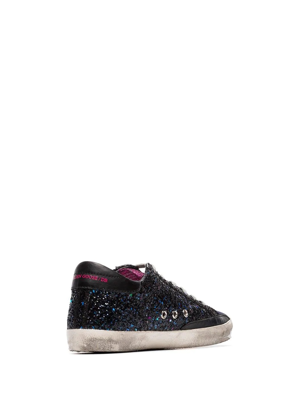 glitter embellished Superstar sneakers - 4