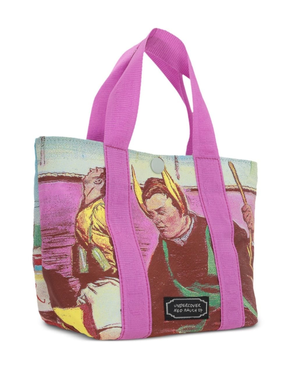 graphic print tote bag - 3