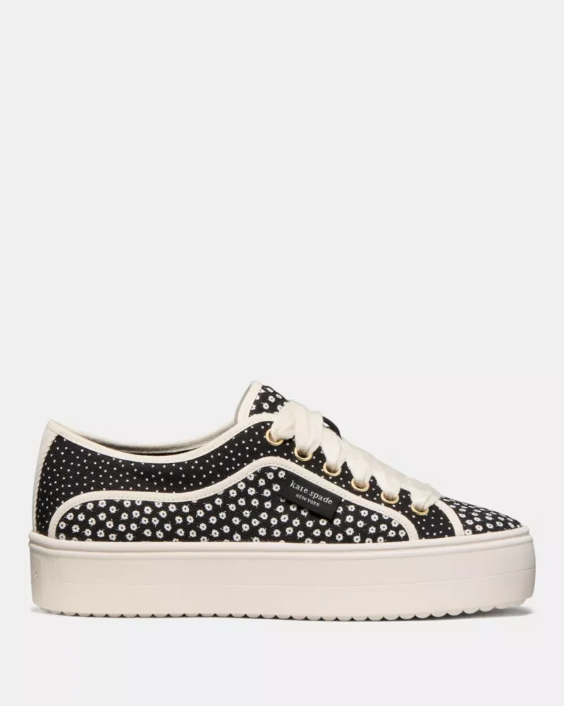 Sam Icon Piped Platform Sneaker - 1