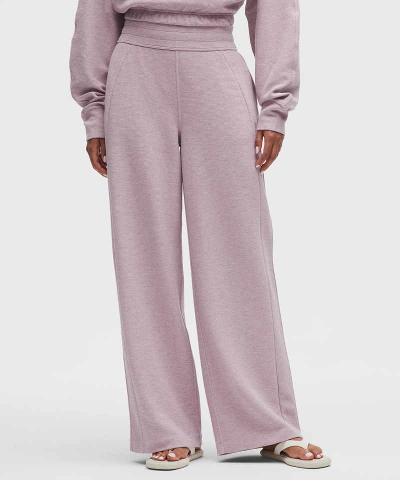lululemon Scuba Mid-Rise Wide-Leg Pant *Waffle outlook