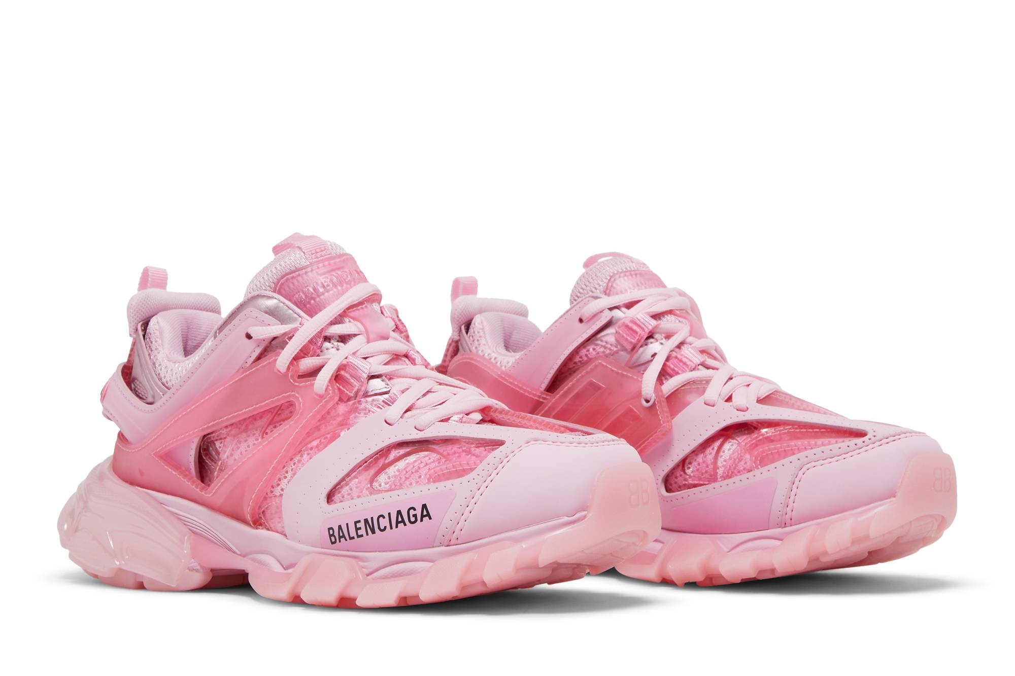 Balenciaga Wmns Track Sneaker 'Clear Sole - Pink' - 8