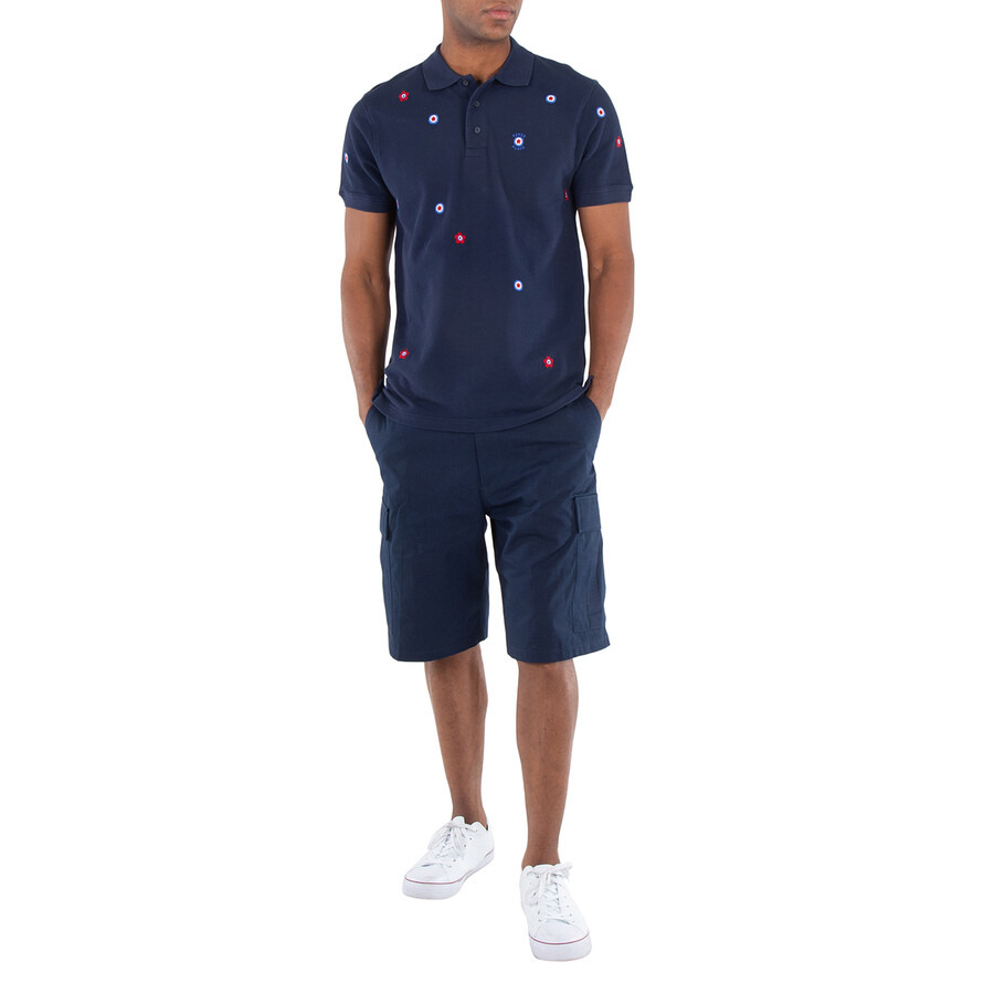 Kenzo Midnight Blue Cargo Pocket Bermuda Shorts - 3