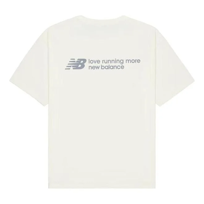 New Balance 'Love Running More' T-Shirt 'White' NEE24131-WT - 1