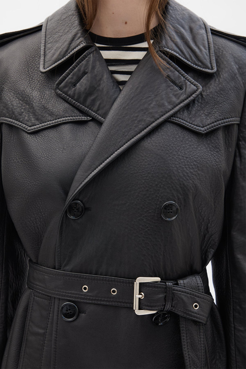 Eda Fitted Double Breasted Coat 10