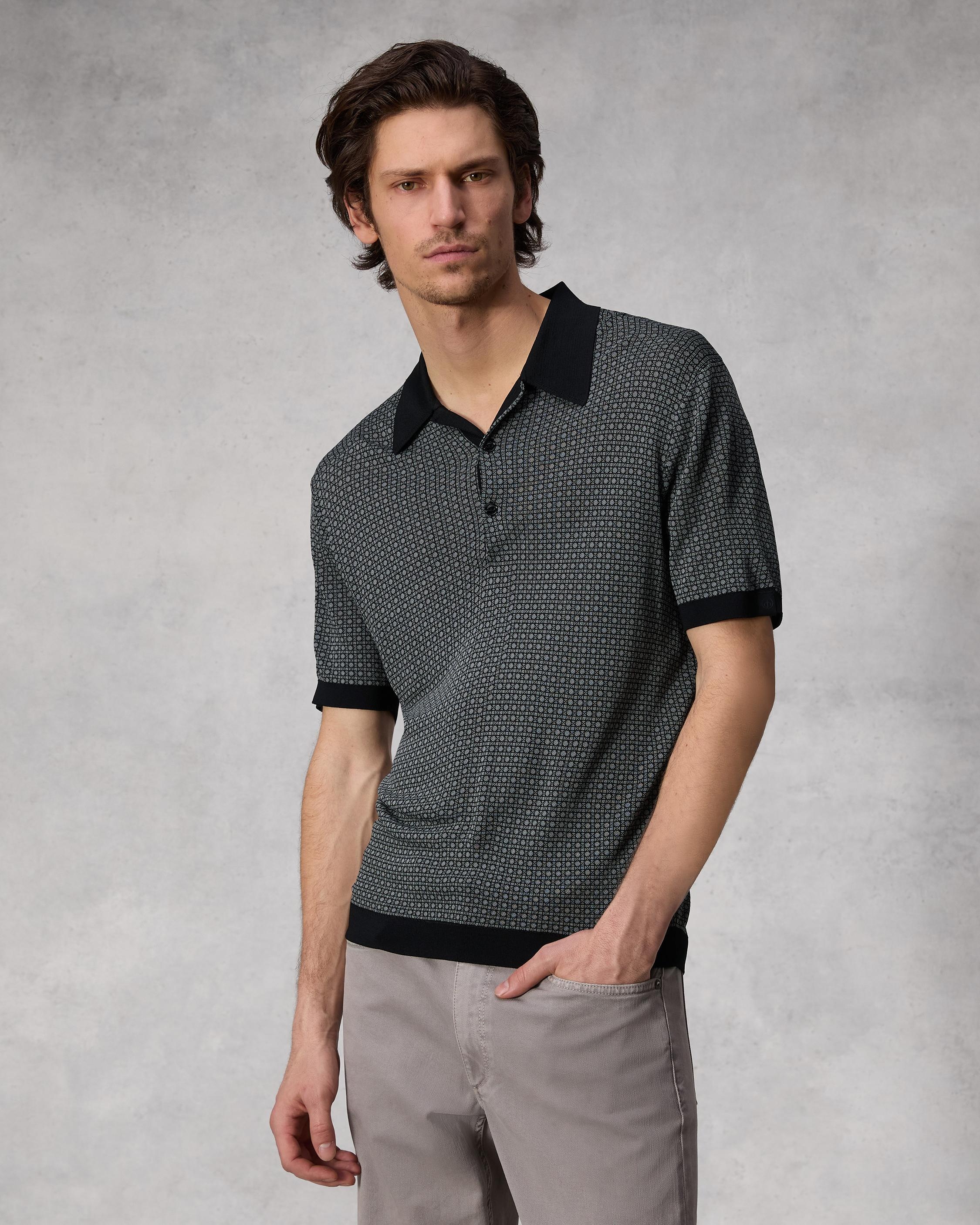 Tyson Jacquard Viscose Polo
Classic Fit - 2