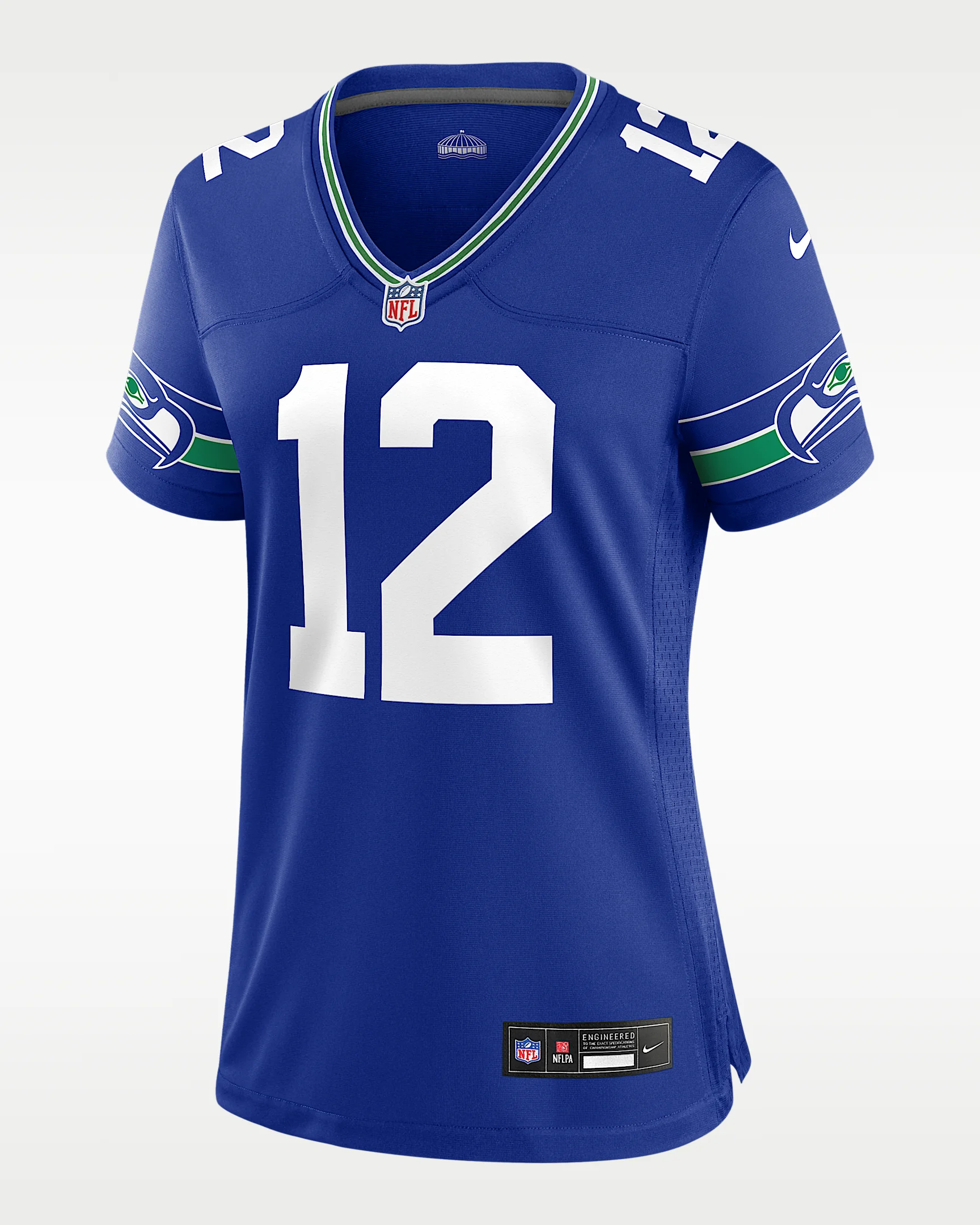 12th Fan Seattle Seahawks Women's Nike NFL Game Football Jersey - 1