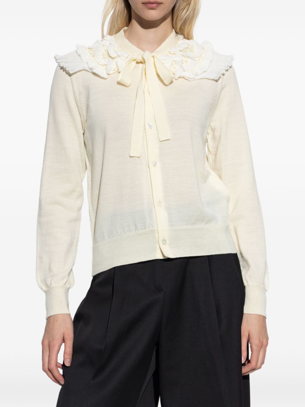 wool cardigan - 3