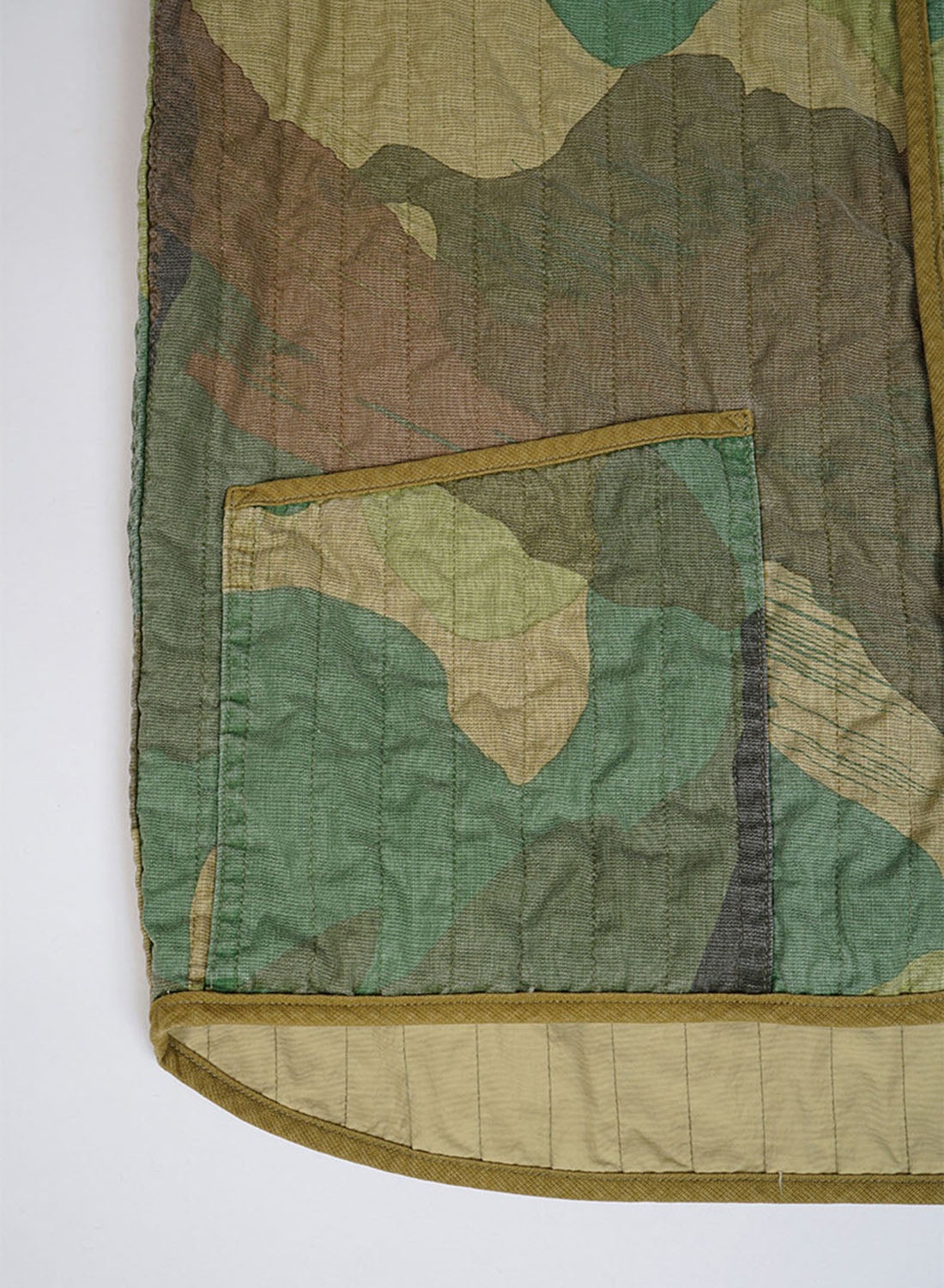 Army Vest Reversible Fade Camo in Green - 7