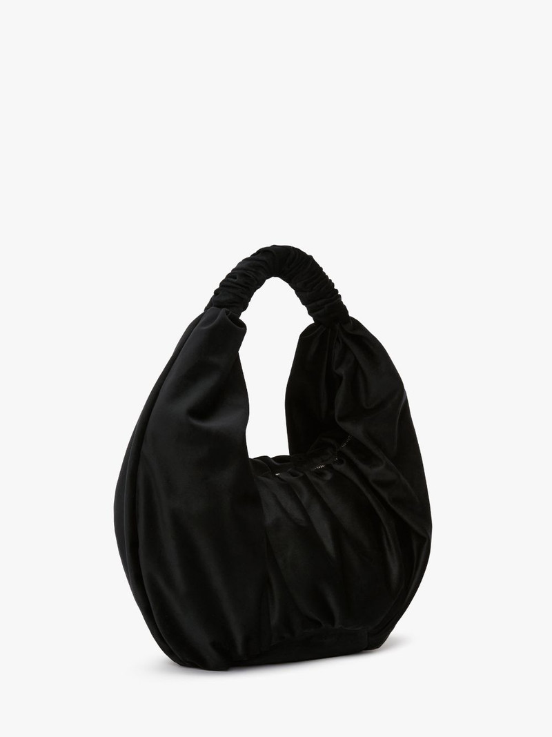 JW Anderson RUFFLE SHOPPER - VELVET SHOULDER BAG outlook
