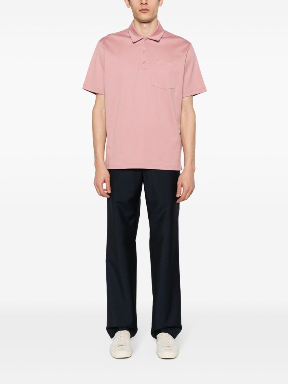 jersey cotton polo shirt - 2