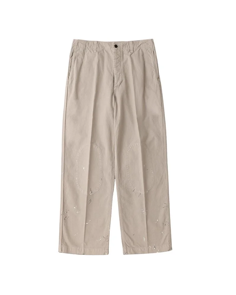 SURVEY PANTS DMGD IVORY - 1