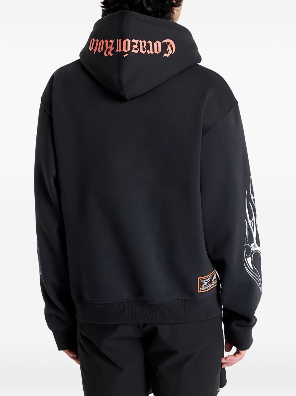 logo-print hoodie - 3