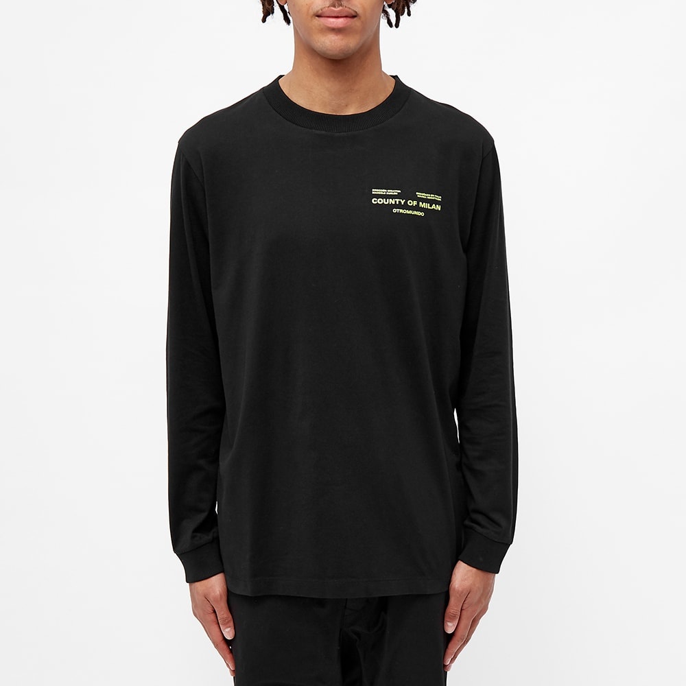 Marcelo Burlon Long Sleeve Optical Tee - 4