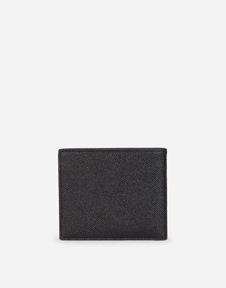 Dauphine calfskin bifold wallet with branded plate - 3