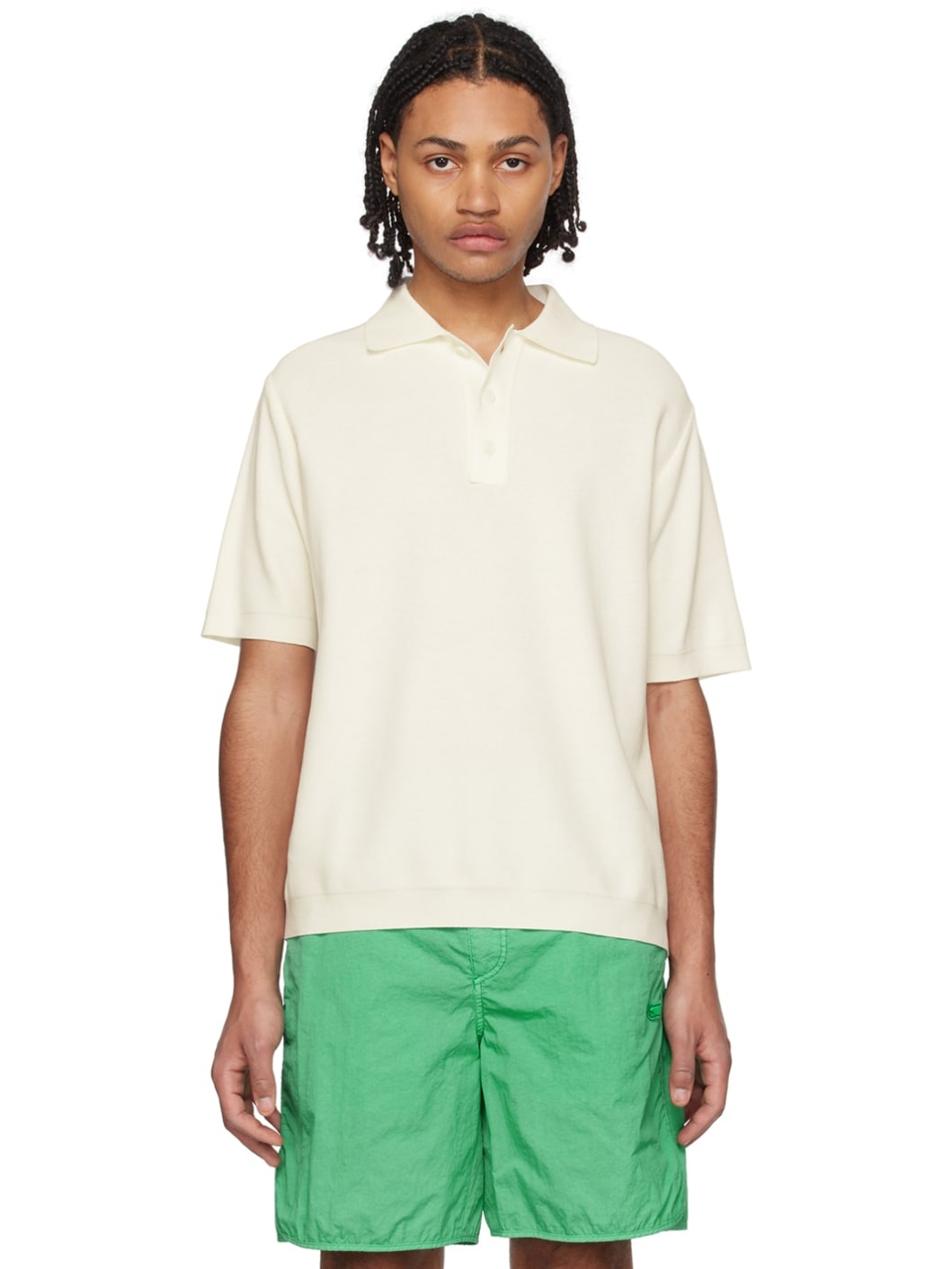 Off-White Three-Button Polo - 1