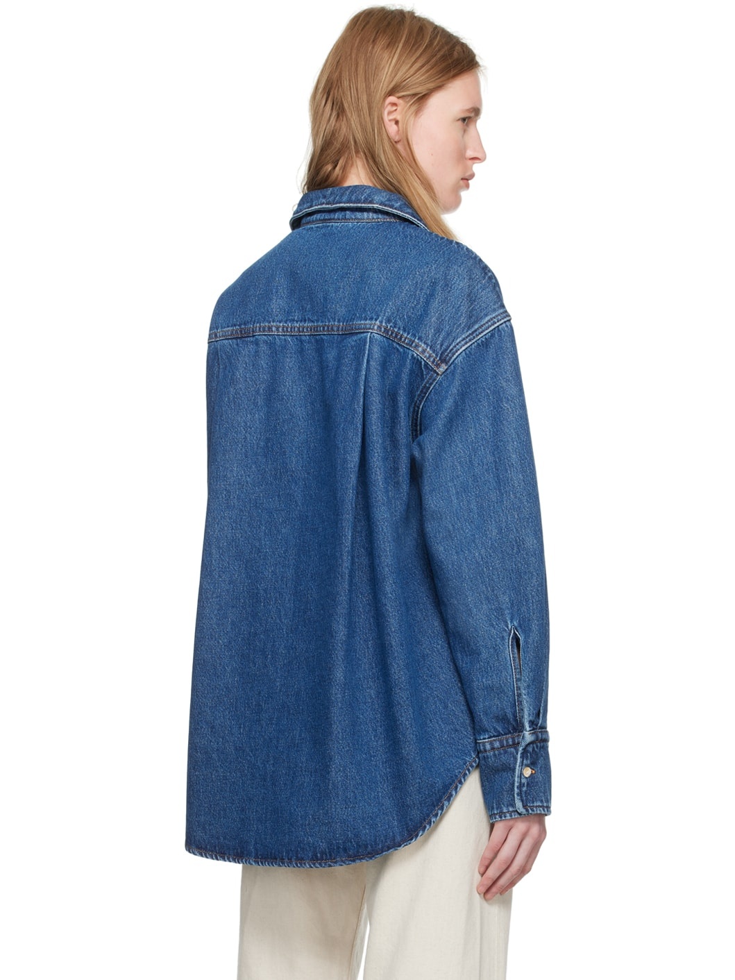 Blue Collar Denim Shirt - 3