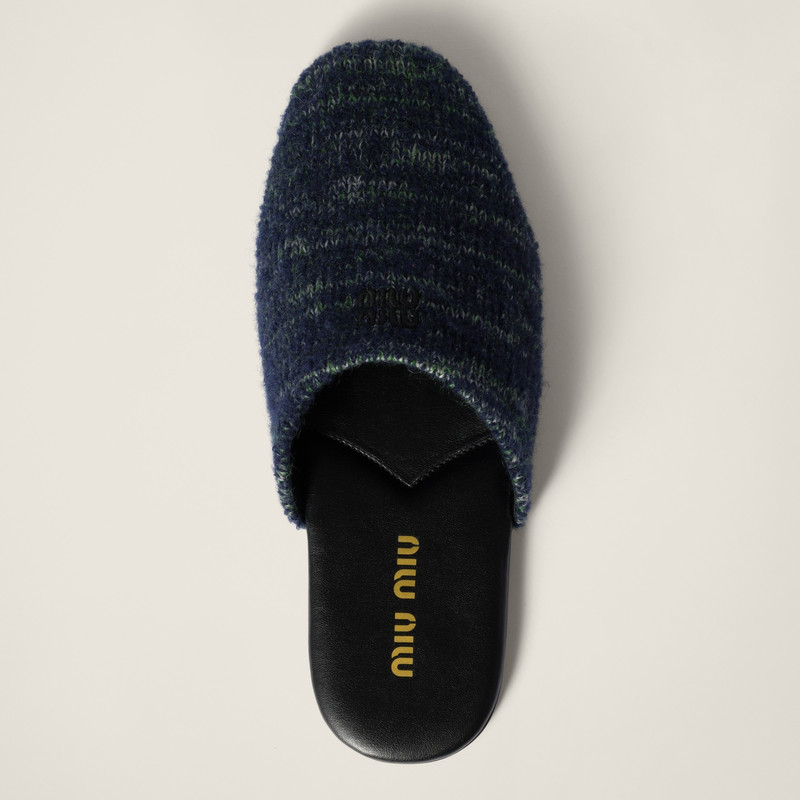Miu Miu Wool slippers outlook