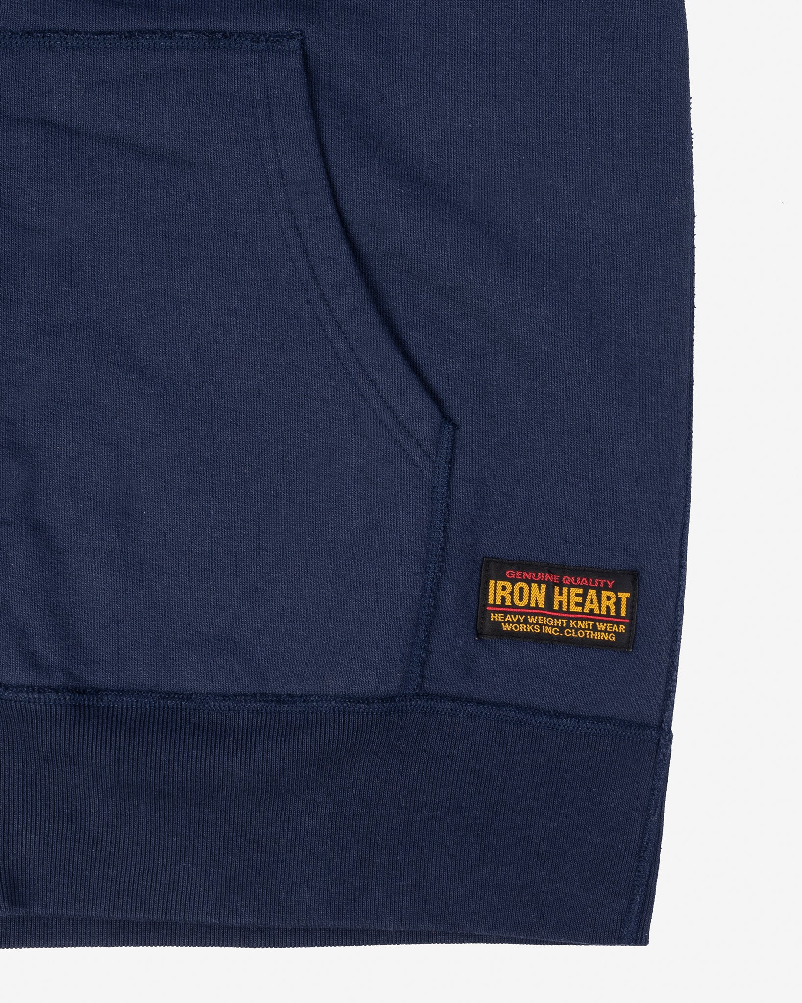 IHSW-11-NAV 14oz Ultra Heavyweight Loopwheel Cotton Zip Up Sweater - Navy - 11
