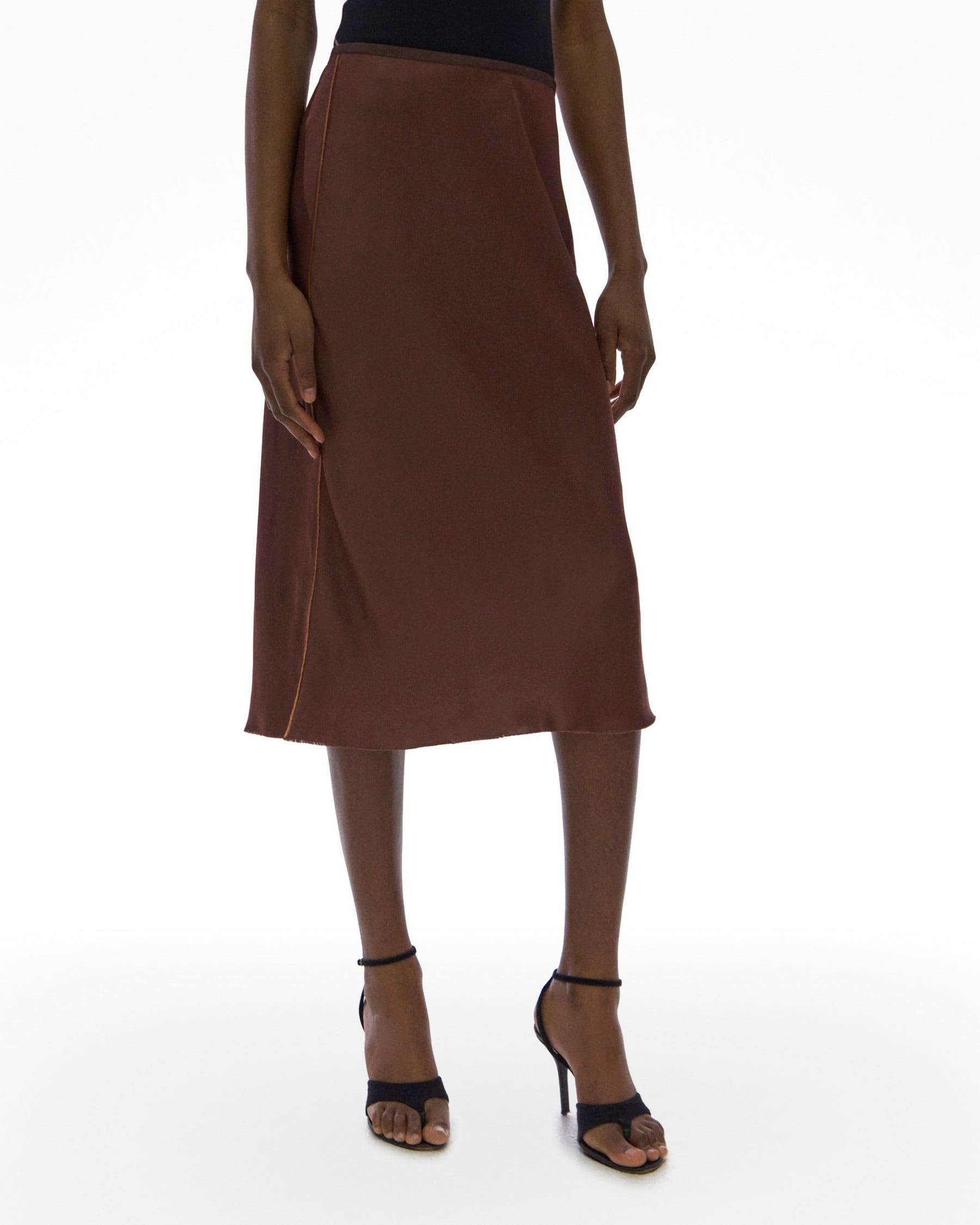 SATIN SLIP SKIRT - 5