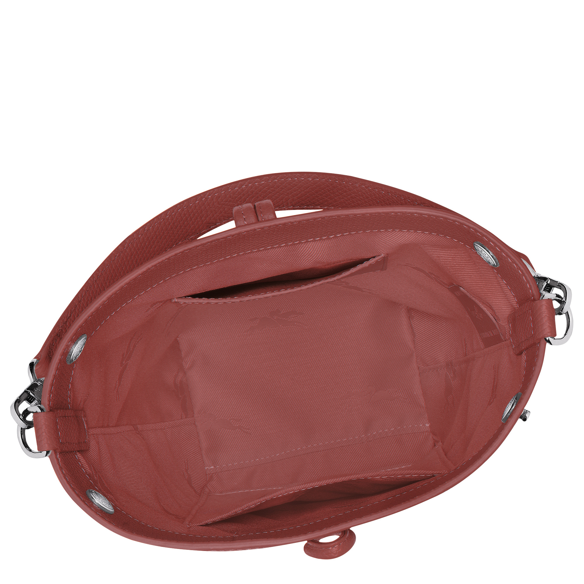 Le Roseau XS Bucket bag Chestnut - Leather - 5