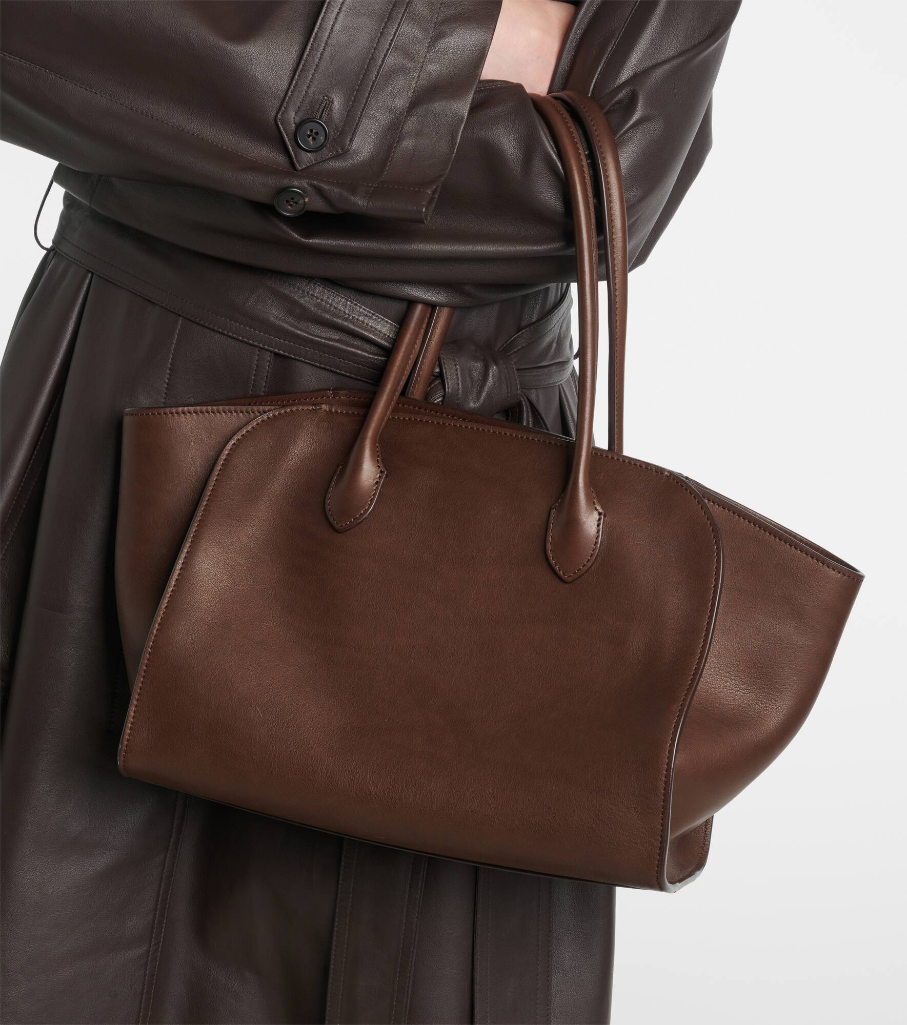 Marlo 12 leather tote bag - 2
