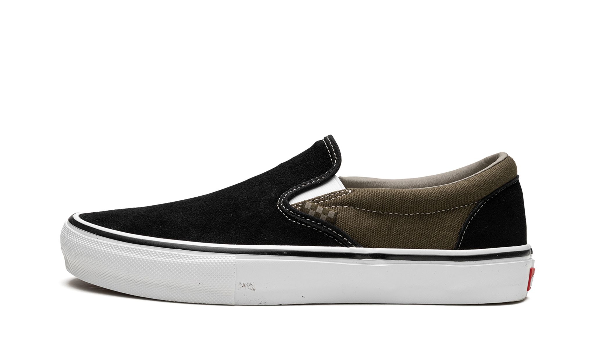 Vans Skate Slip-On "Black / Olive" - 1