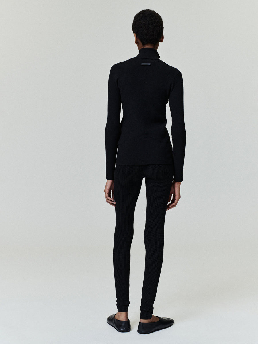 Womens Rib Knit Zip-Up Jacket - 2