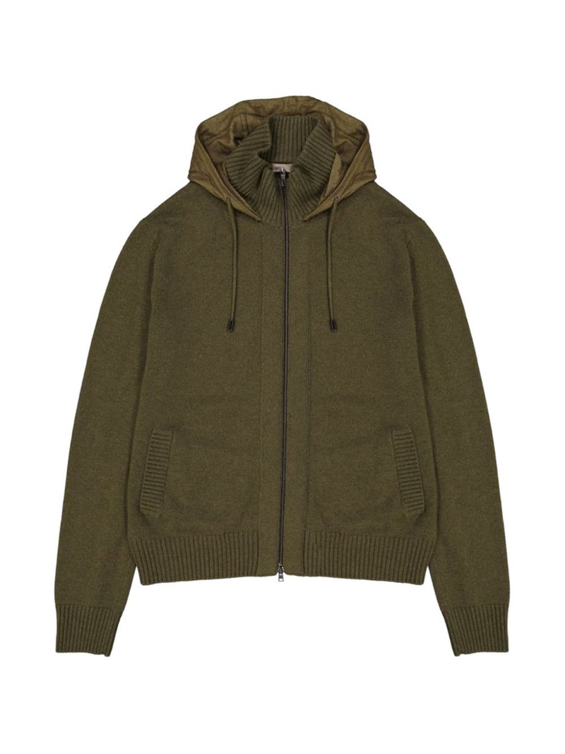 zip-up cashmere hoodie 1