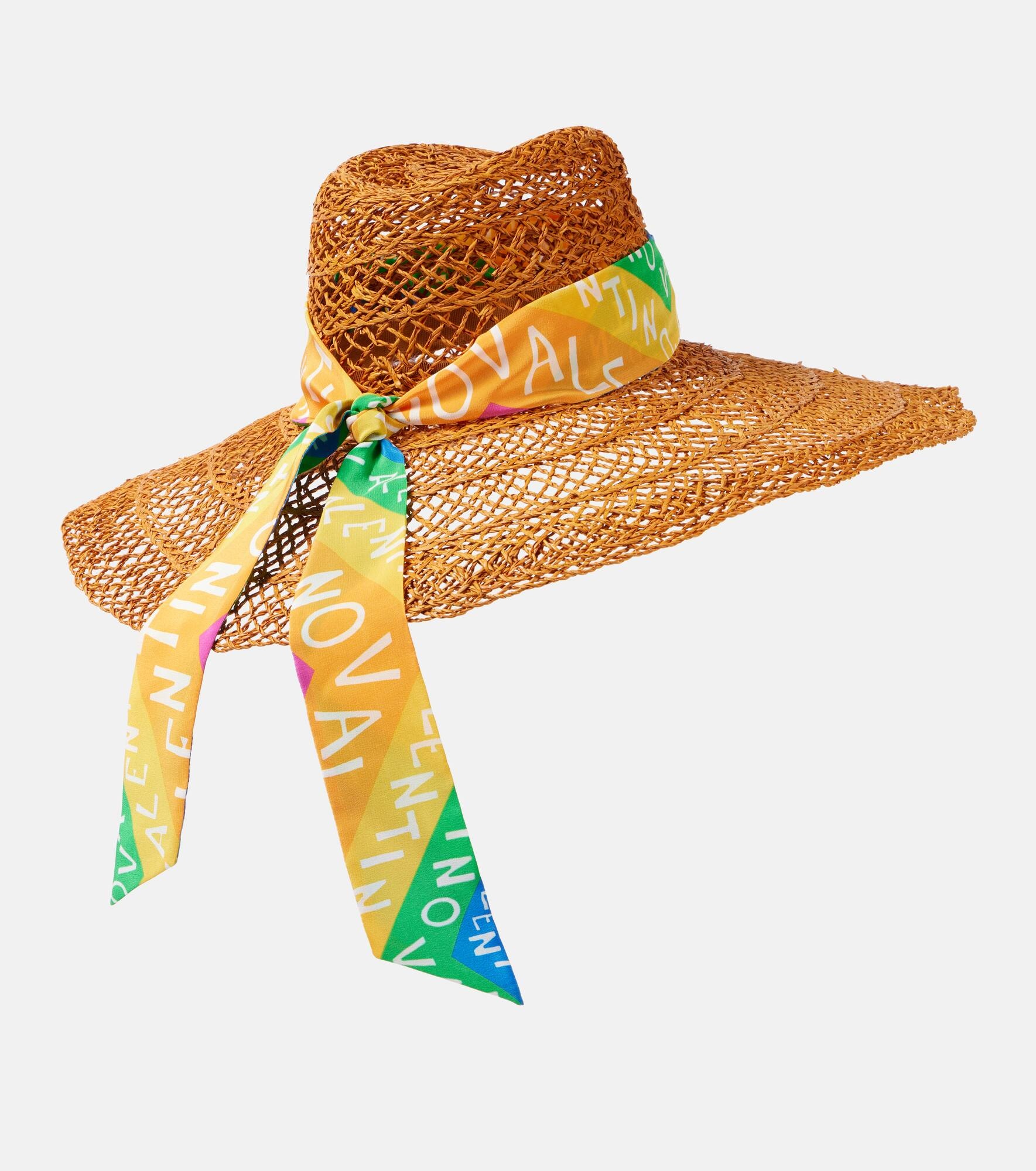 VLogo chevron straw sunhat - 4