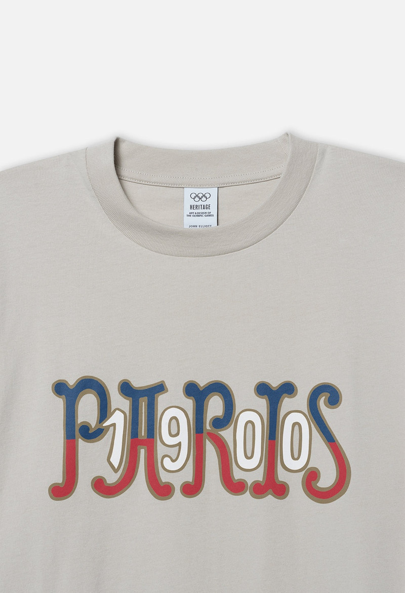 John Elliott JOHN ELLIOTT X OLYMPIC HERITAGE PARIS UNIVERSITY TEE outlook