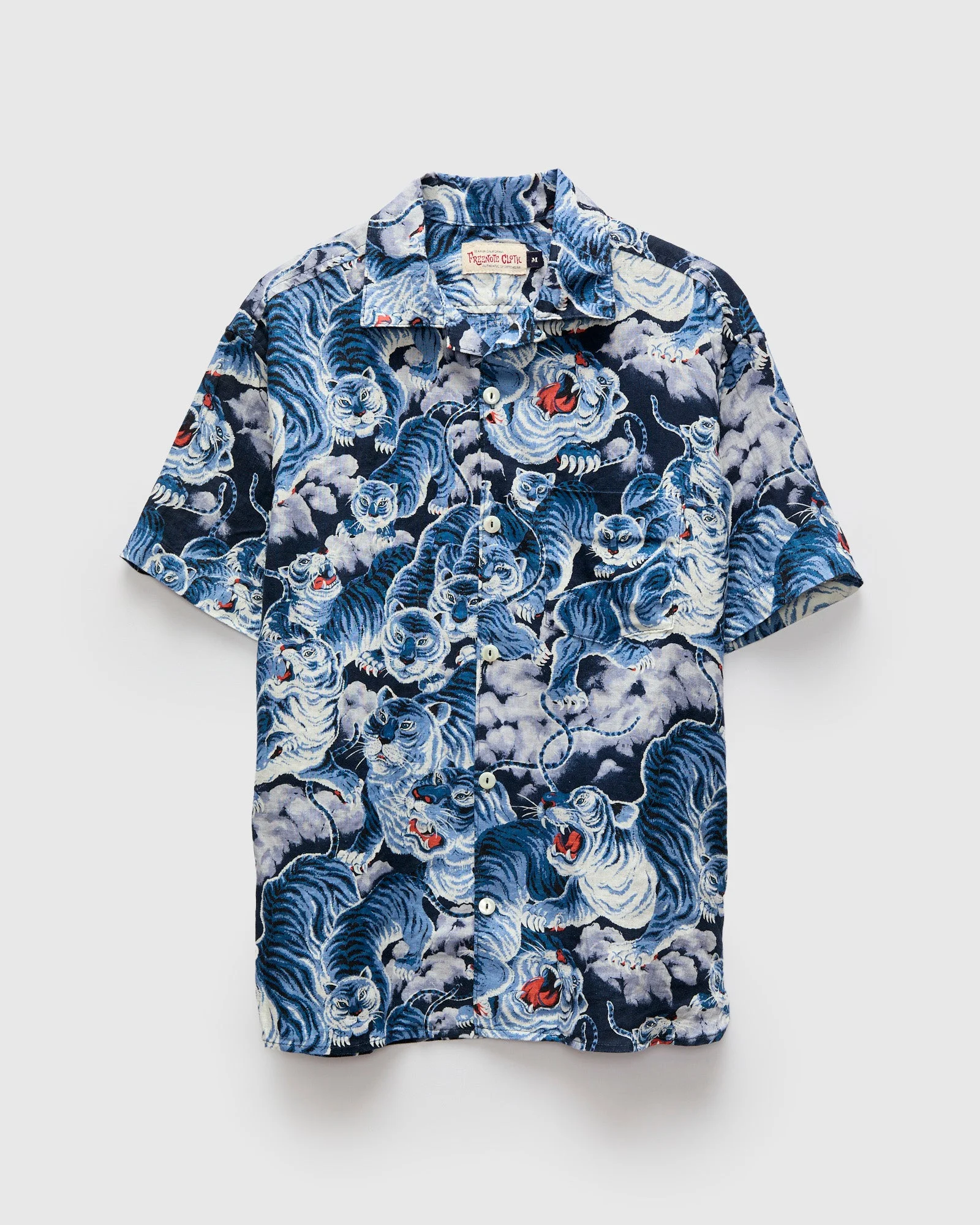 Hawaiian Shirt in Ice Tiger - 1