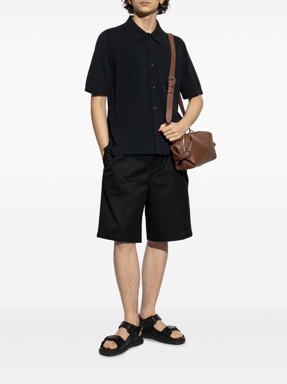 short-sleeved button-up shirt - 2