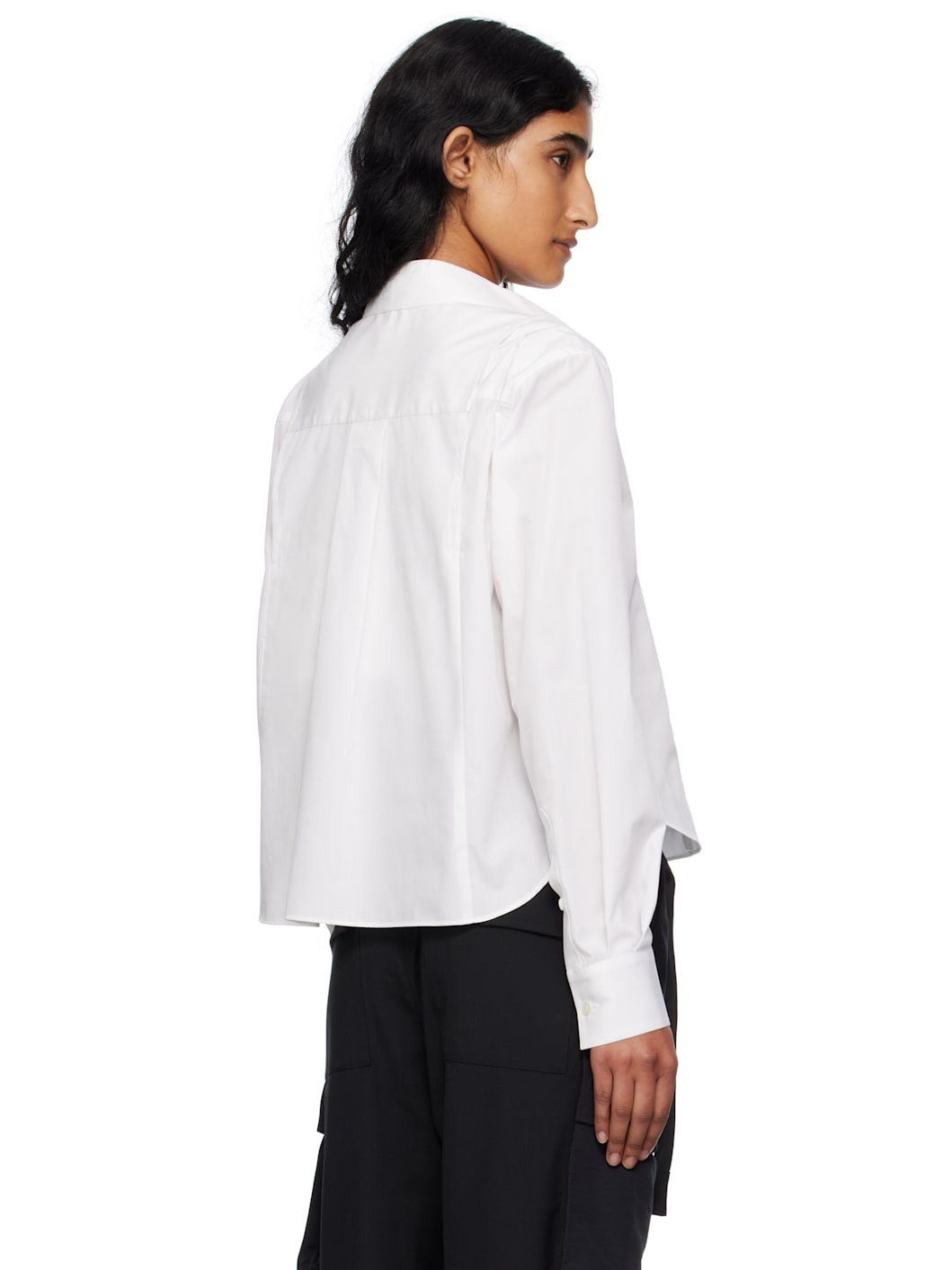White Poplin Shirt - 3