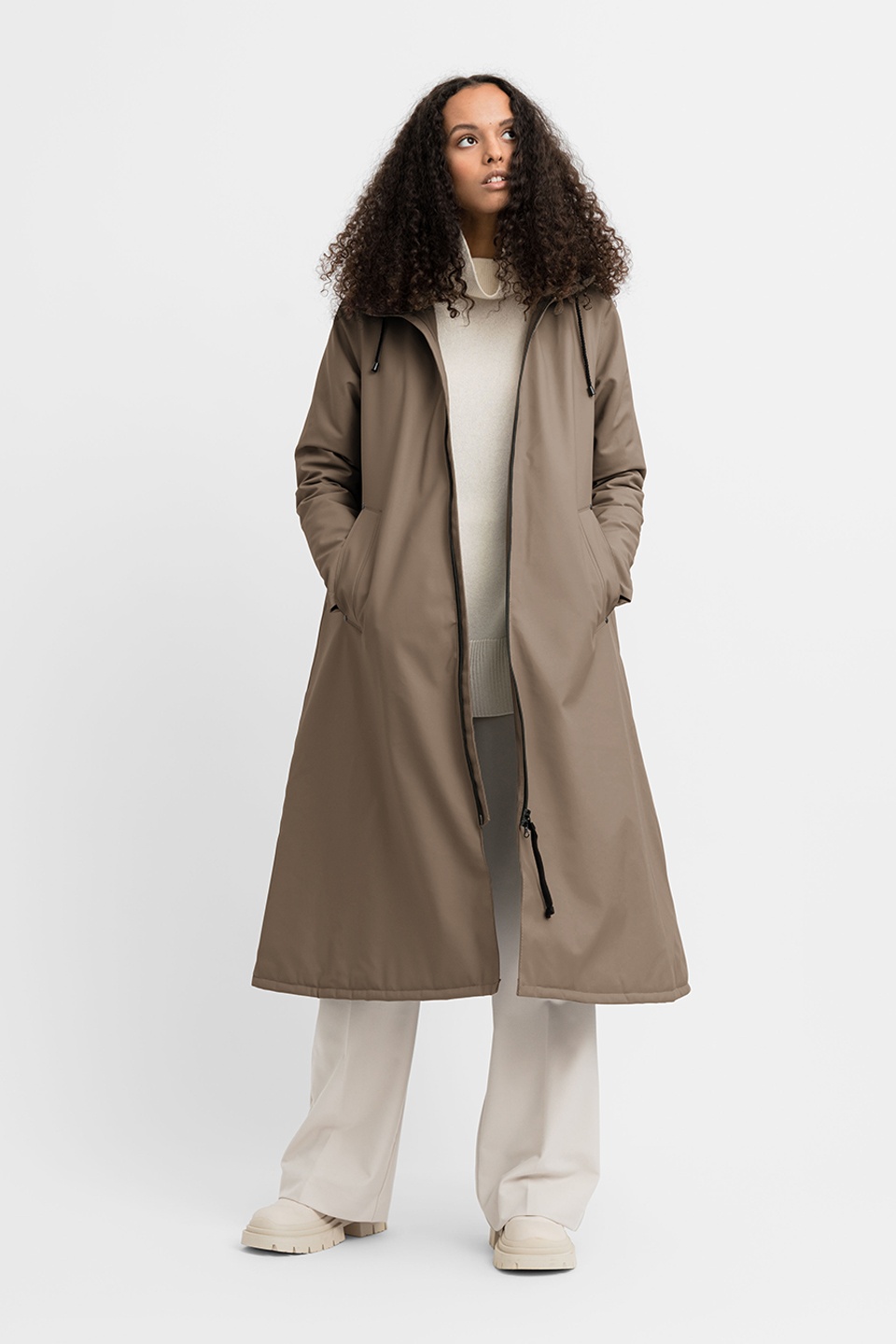 Mosebacke Long Winter Jacket Mole - 17