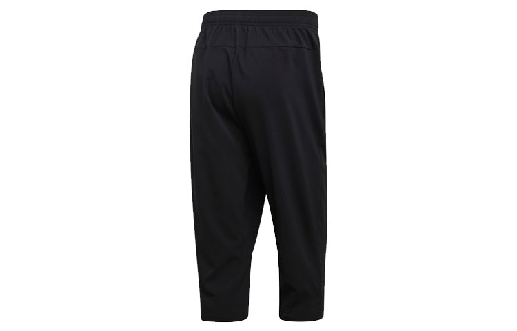 Men's adidas E Pln 3/4 Wvn Woven Cone Training Running Sports Cropped Pants/Trousers Black DQ3107 - 2