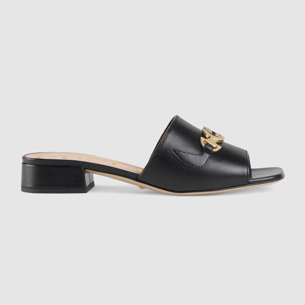 Gucci Zumi leather slide sandal - 1