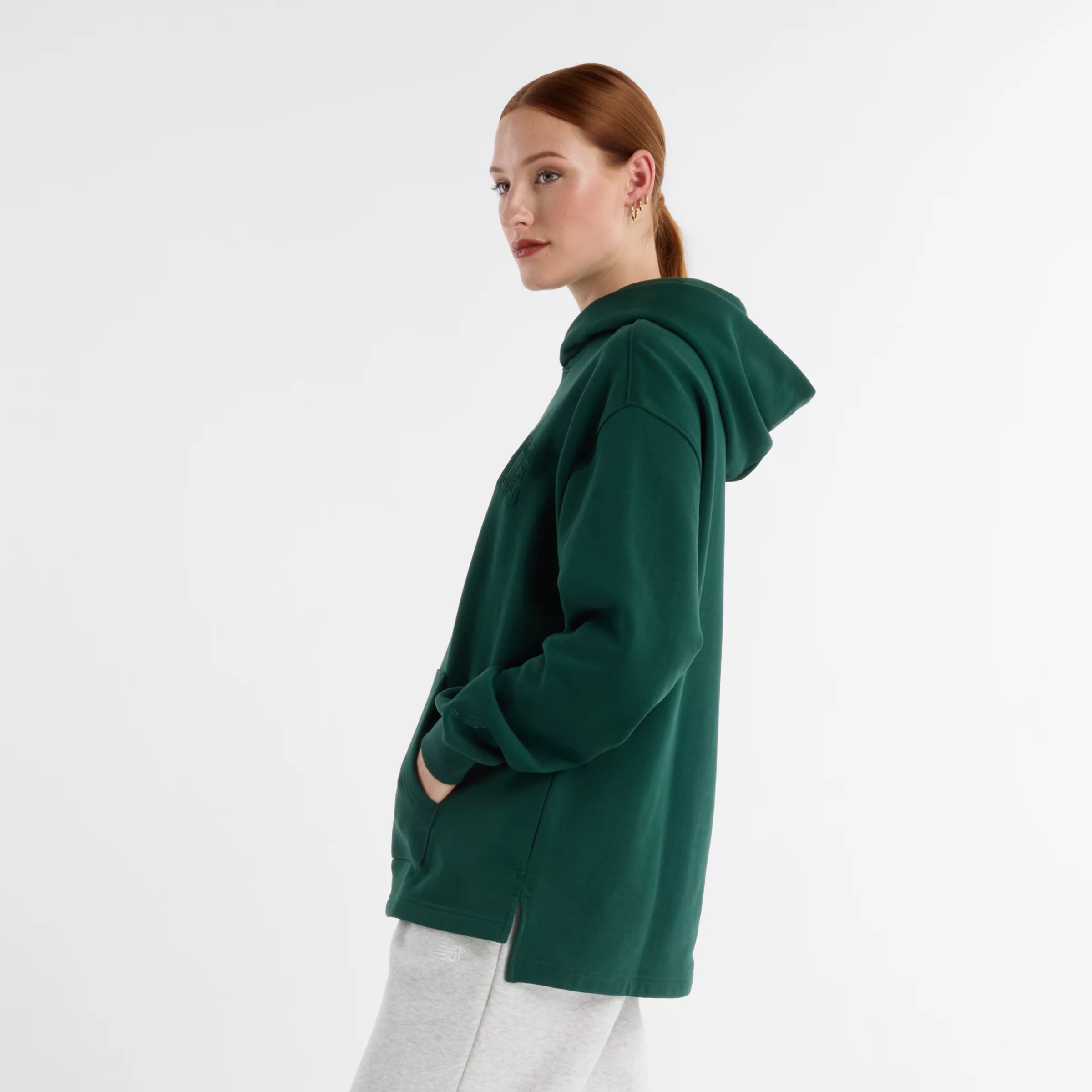 Embossed Graphic Fleece Hoodie - 3