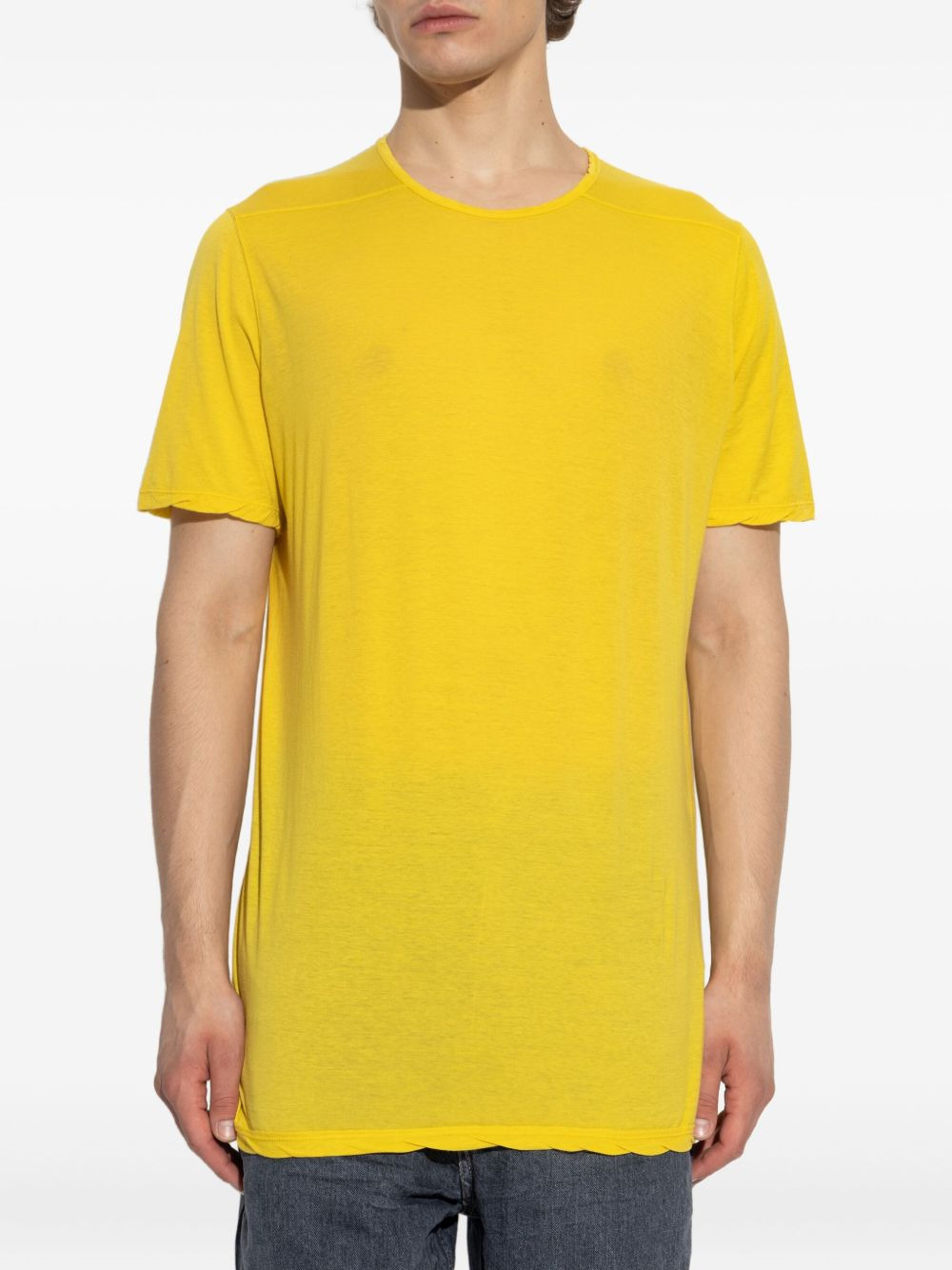 raw-edge short-sleeve T-shirt - 3