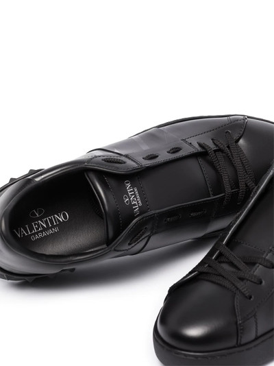 Valentino Open leather sneakers outlook