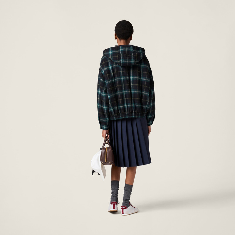 Plaid hoodie jacket 3