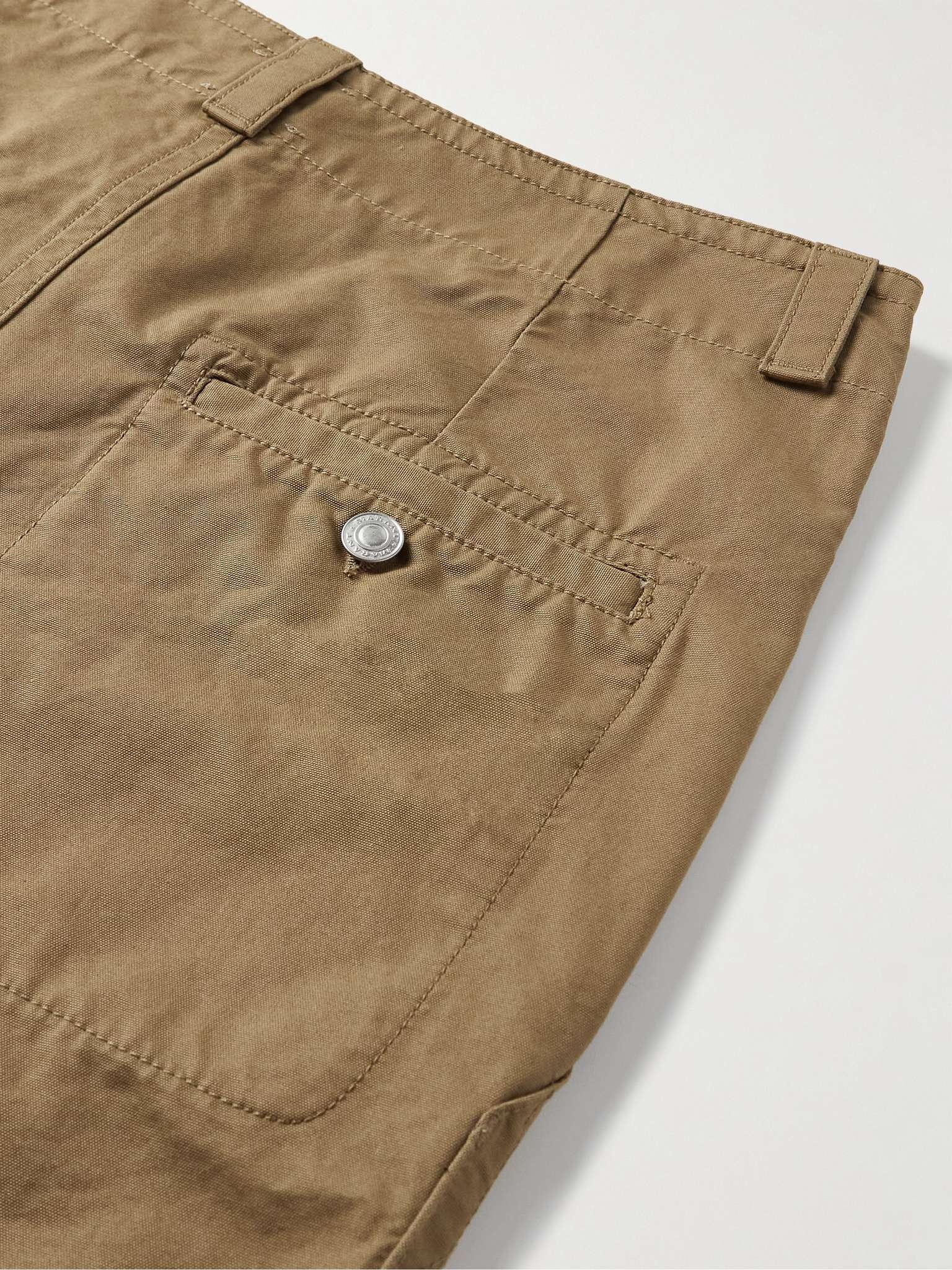 Straight-Leg Cotton Shorts - 5