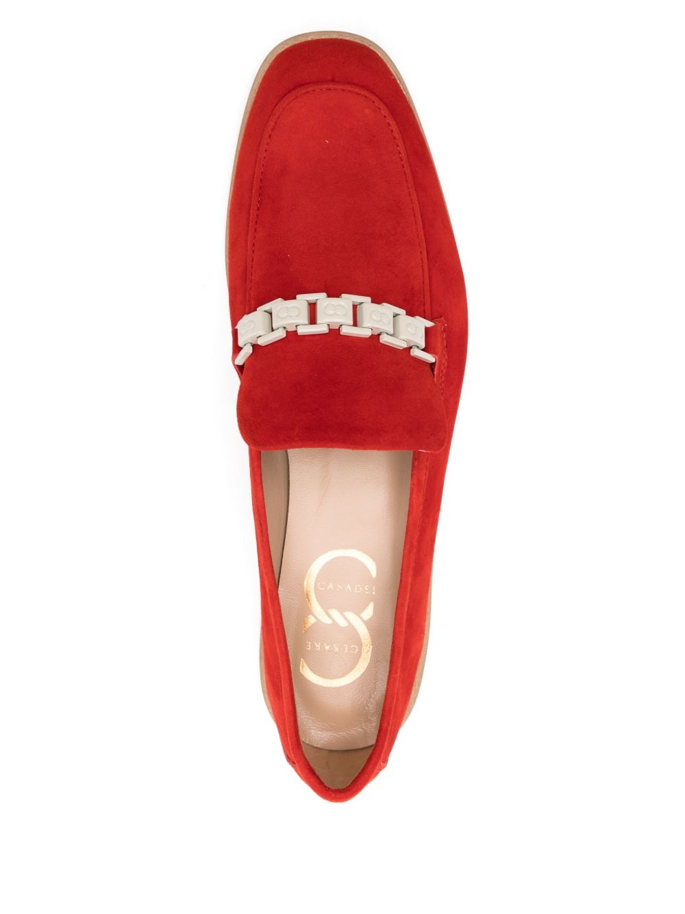 chain-detail loafers - 4