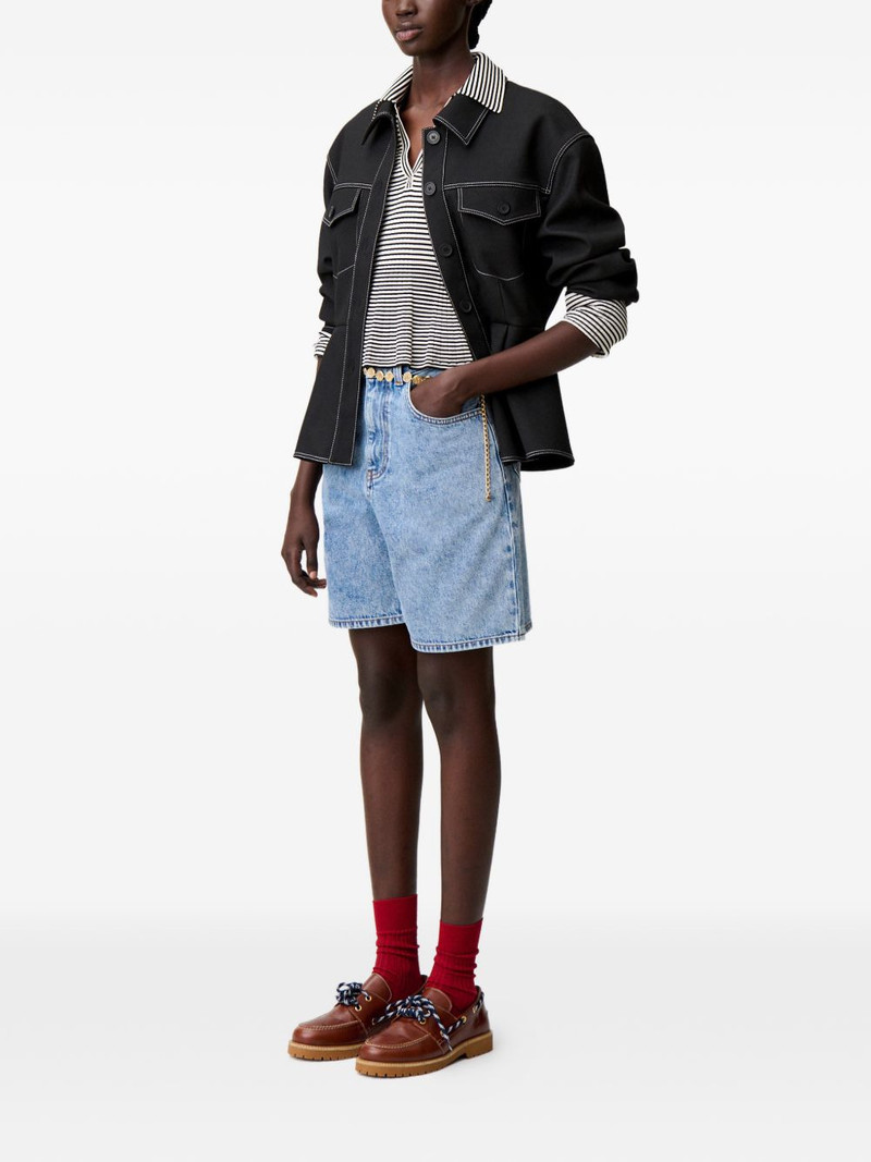five-pocket denim shorts 3